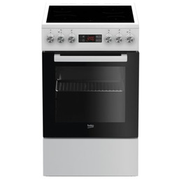 BEKO Kuchnia FSM57300GW Grill Termoobieg Czyszczenie parą Zyskaj