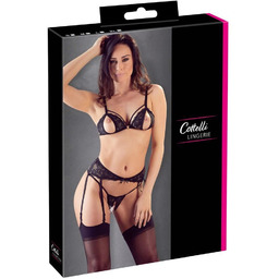 Lace Suspender Set M