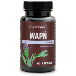 SKOCZYLAS Wapń z szałwią suplement diety 60 kapsułek