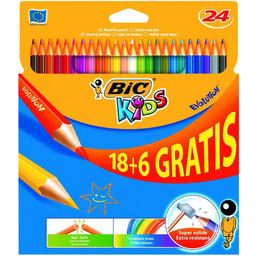 Kredki BIC EVOLUTION pudełko 24 szt. - X01260