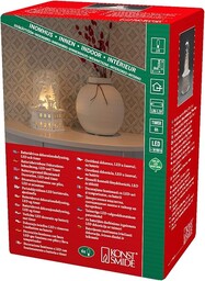 Konstsmide Światła/Sylwetka Motyw Renifer Ozdoba Dekoracja/Zasilanie bateryjne: 2xAA