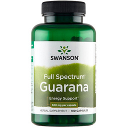 Swanson Guarana 500mg 100kaps