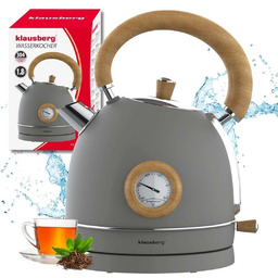 CZAJNIK ELEKTRYCZNY 1,8L Z TERMOMETREM KLAUSBERG KB-9009 RETRO