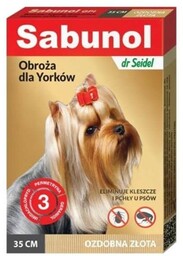 Laboratorium DermaPharm Sabunol Ozdobna Złota Obroża Dla Yorków