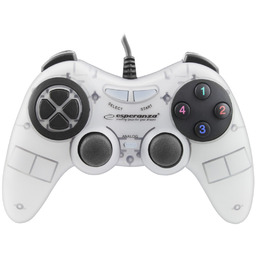 Gamepad PC USB Fighter biały E