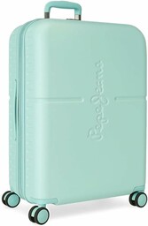 Pepe Jeans Highlight Walizka, Niebieski, 48x70x28 cm