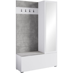 Szafa z siedziskiem do przedpokoju 115 cm garderoba