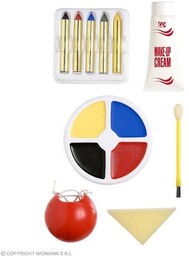 Zestaw Makeup Klauna Z Nosem