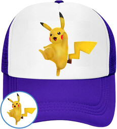CZAPKA Z DASZKIEM POKEMON PIKACHU DLA DZIECI SIATKA