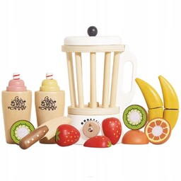 Drewniany blender zestaw owoców Fruit & Smooth Le