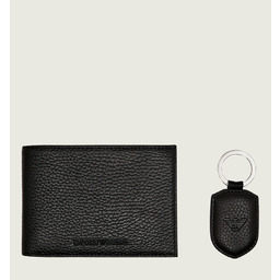 Zestaw upominkowy Emporio Armani Business Giftset Portfel czarny