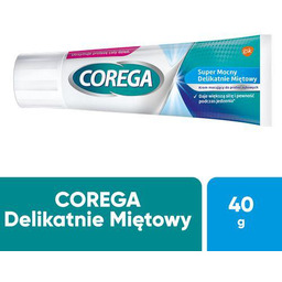 Corega krem do protez Super Mocny delikatnie miętowy,