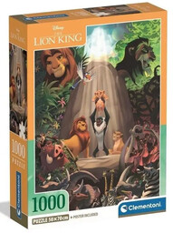 Puzzle 1000 The Lion King compact - Clementoni
