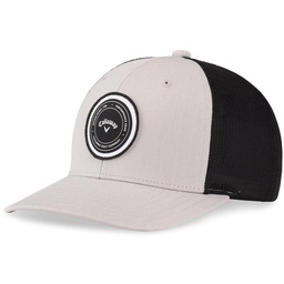 Czapka golfowa Callaway Through Trucker Mesh Fitted (czarno-biała)