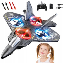 Samolot Zdalnie Sterowany Led Samolot Rc Obrót 360°