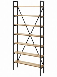 Regał MEDIUM na książki LOFT 220 x 60-160