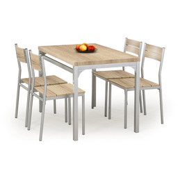 Zestaw mebli do jadalni dąb sonoma 110 x