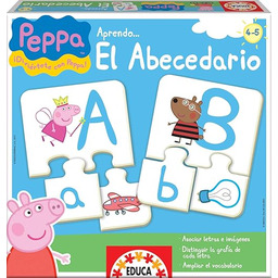 Educa Borras 15652 Świnka Peppa Puzzle do nauki