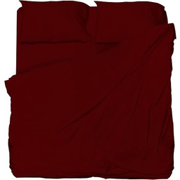 hermet Zestaw Pościeli Podwójnej Mikrofibry, Fioletowy, Kompletny Łóżko,