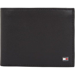Tommy Hilfiger Eton Trifold Portfel, Czarny, 13 x