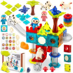 Klocki magnetyczne, raj dinozaurów, Ricokids