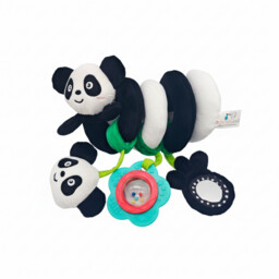 Bocioland Zawieszka sensoryczna pluszowa Miś Panda