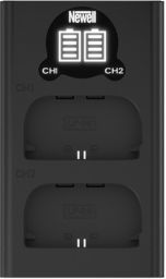 Newell Ładowarka podwójna DL-USB-C do akumulatorów Canon LP-E6