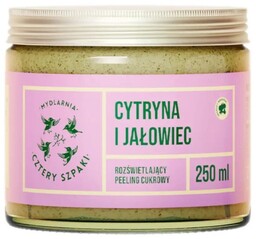 Mydlarnia Cztery Szpaki Rozświetlający peeling cukrowy Cytryna