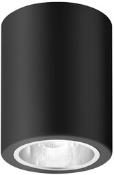 Rabalux Czarna lampa sufitowa Kobald 2055 metalowa tuba