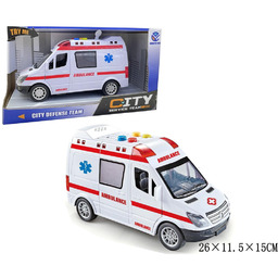 Samochód ambulans pogotowie na baterie otwierane drzwi 8371