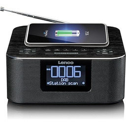 Lenco CR-650 DAB+ radiobudzik radio do zegarka