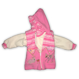 Polarowa bluza plus bezrękawnik Baby Sener 80-86