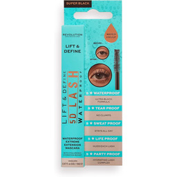 Makeup Revolution, 5D Lash wodoodporny tusz do rzęs,