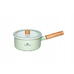 Gerlach Natur Enamel Zielony Rondel emaliowany 2 l
