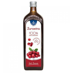 Żurawina 100% sok z owoców żurawiny, 980ml KRÓTKA