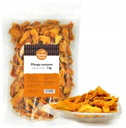 Mango Suszone Naturalne Global Food 1Kg 1000G