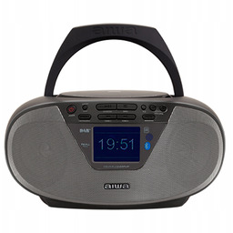 Boombox Aiwa Bbtu 500 Dab+ czarny Bluetooth CD
