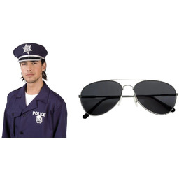 Zestaw Policjanta/Policjantki Czapka Okulary 2el MK287