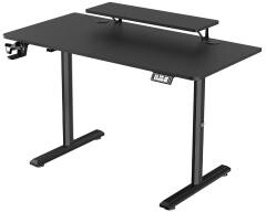 Ultradesk HIGHLANDER 120cm Regulacja wysokości Czarny Biurko gamingowe
