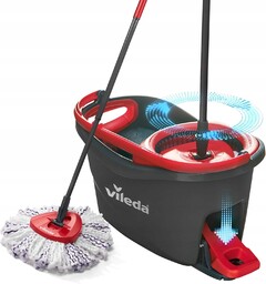 Vileda Zestaw mop obrotowy i wiadro z systemem