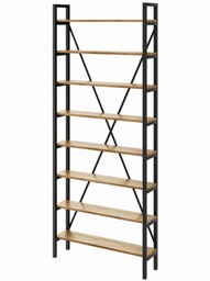 Regał MEDIUM na książki LOFT 245 x 60-160
