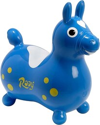 Gymnic 2089091 Koń Do Skakania Rody, Niebieski, 54cm