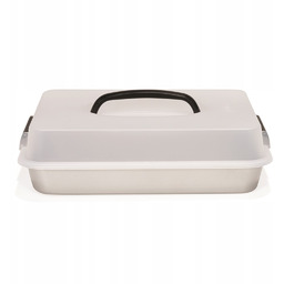 Patisse Forma do ciasta z pokrywą 35x24 Silvertop