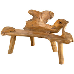 Ławka korzeń Oir 100x45x65cm, 100 x 45 x