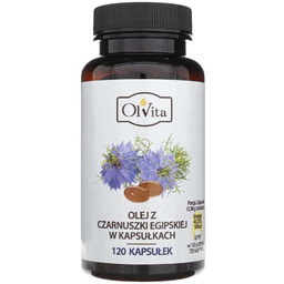 Olej z Czarnuszki Egipskiej, Olvita, 120 kapsułek