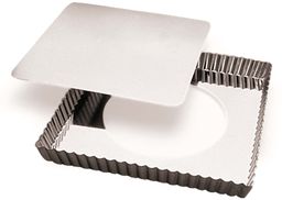Gobel 230 mm kwadratowa forma do ciasta karbowana