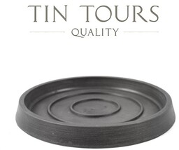 SZARA PODSTAWKA POD DONICZKĘ 12,5/15x1,5 cm