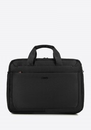 Męska jednokomorowa torba na laptopa 15,6'' czarna Wittchen