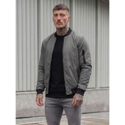 Kurtka męska przejściowa bomberka szara Denley Enrico