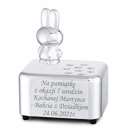 Pozytywka Królik Miffy na Chrzest Roczek Urodzinki Grawer